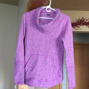 Purple athletic sweatshirt